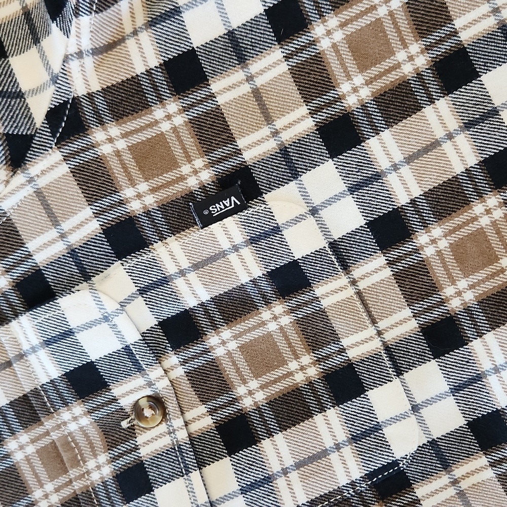 Vans mens flannel button-down - Picture 6 of 6